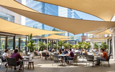 Ombrager une terrasse d’entreprise facilement pour booster le bien-être au bureau