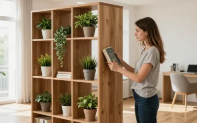 Séparer une pièce sans travaux : les 7 astuces pour aménager sans percer