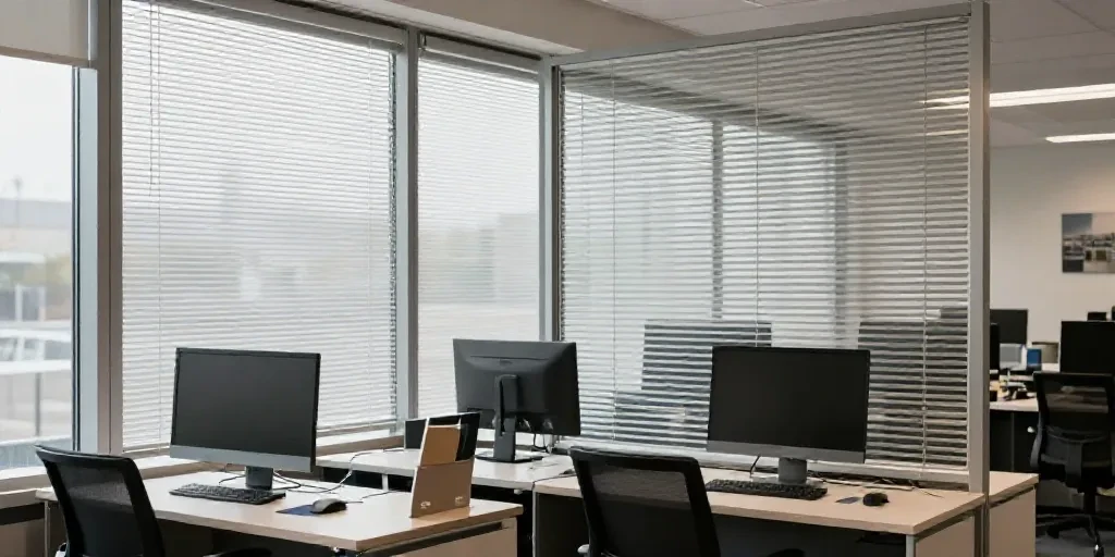 Store de bureau : confort visuel, acoustique et protection solaire au travail